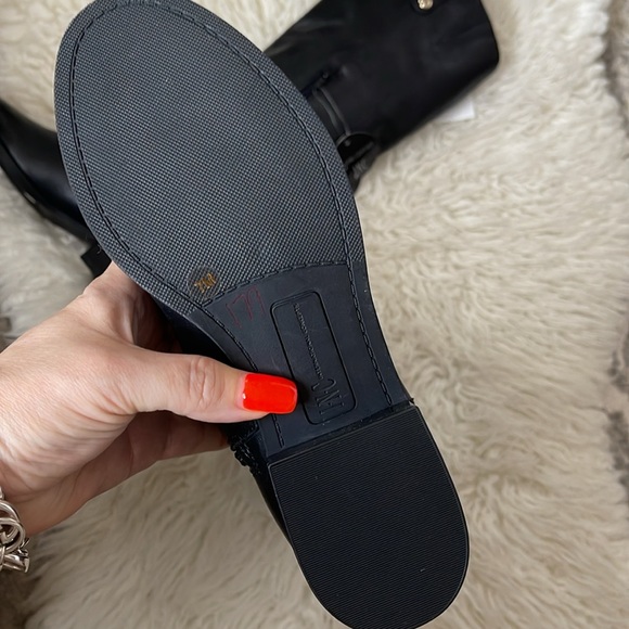 INC Black Genuine Lether Boots - Picture 9 of 16